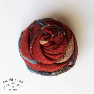 tamaki niime ڿ roots shawl wool middle RSM_W48/ 롼ĥ硼  ߥɥ ̵
