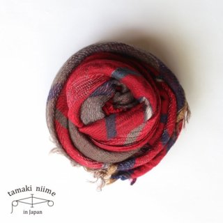 tamaki niime ڿ roots shawl wool middle RSM_W49/ 롼ĥ硼  ߥɥ ̵
