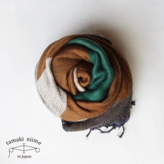 tamaki niime ڿ roots shawl wool middle RSM_W53/ 롼ĥ硼  ߥɥ ̵