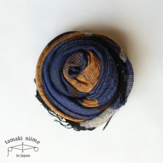 tamaki niime ڿ roots shawl wool middle RSM_W57/ 롼ĥ硼  ߥɥ ̵