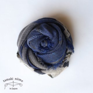 tamaki niime ڿ roots shawl wool middle RSM_W64/ 롼ĥ硼  ߥɥ ̵
