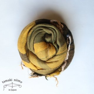 tamaki niime ڿ roots shawl wool middle RSM_W75/ 롼ĥ硼  ߥɥ ̵