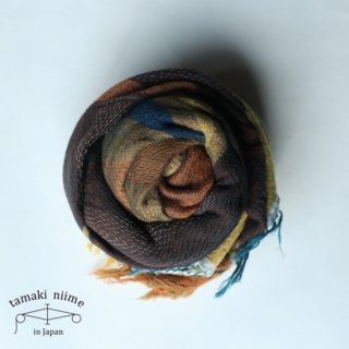tamaki niime 玉木新雌 roots shawl wool middle RSM_W80/ ルーツショール ウール ミドル 【送料無料】