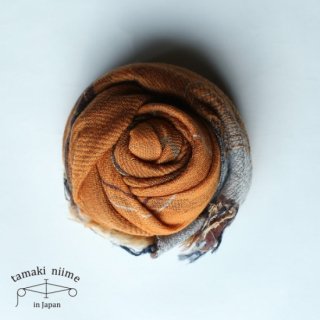 tamaki niime 玉木新雌 roots shawl wool middle RSM_W82/ ルーツショール ウール ミドル 【送料無料】
