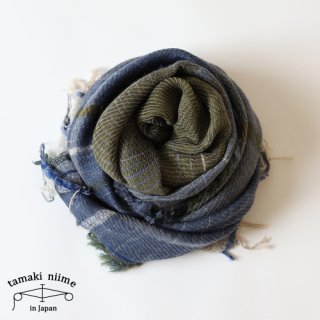 tamaki niime ڿ roots shawl wool middle RSM_W85/ 롼ĥ硼  ߥɥ ̵