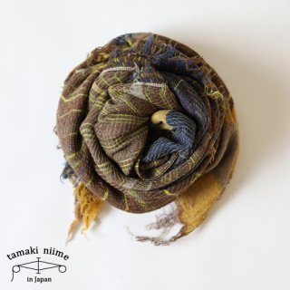 tamaki niime 玉木新雌 roots shawl wool middle RSM_W86/ ルーツショール ウール ミドル 【送料無料】