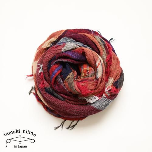 tamaki niime 玉木新雌 roots shawl cotton big 32/ ルーツショール 