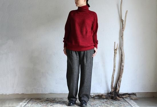 tamaki niime(タマキ ニイメ) 玉木新雌 TO knit red トニット レッド