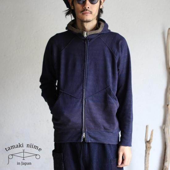 【イッテンモノ】tamaki niime ジップパーカー イッテンモノ】tamaki niime ジップパーカー ジップパーカー