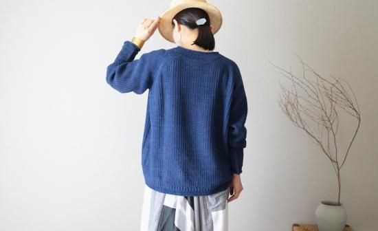 tamaki niime/タマキニイメ　PO knit グゥドゥ2　コットン PO knit グゥドゥ｜tamaki niime 玉木新雌