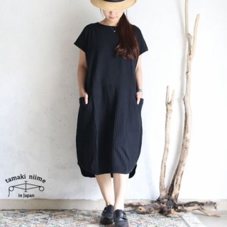 tamaki niime ڿ maru T naga cotton 100%black / ޥT ʥ åȥ100% ֥å  ̵