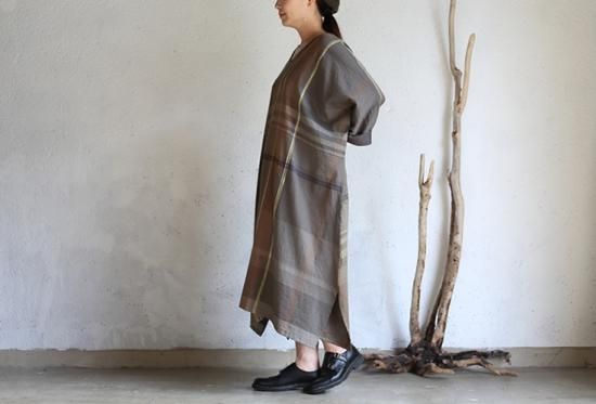 tamaki niime 玉木新雌 only one fuwa-T long All V cotton 100% FTA03