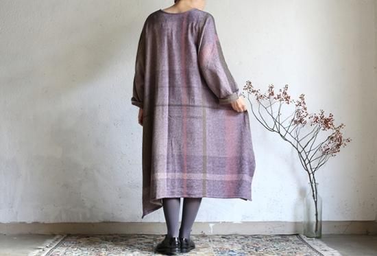tamaki niime 玉木新雌 only one fuwa-T all wool70% cotton 30