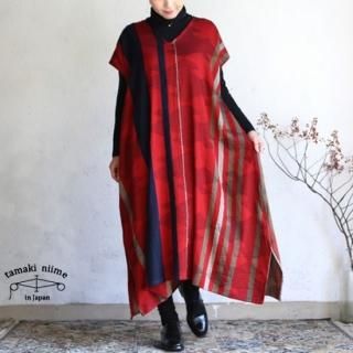 tamaki niime ڿ only one fuwa T LONG wool70% cotton30% FTLW03 / ꡼ եT   åȥ ̵