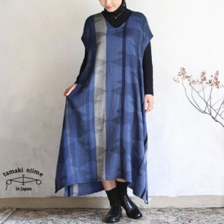 tamaki niime ڿ only one fuwa T LONG wool70% cotton30% FTLW04 / ꡼ եT   åȥ ̵