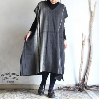 tamaki niime(ޥ ˥) ڿ only one fuwa-T long V wool70 cotton30 FTL_W13 / ꡼ եT 