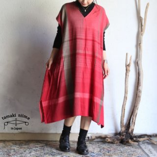tamaki niime(ޥ ˥) ڿ only one fuwa-T long V wool70 cotton30 FTL_W10 / ꡼ եT 
