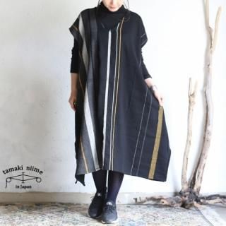 tamaki niime(ޥ ˥) ڿ only one fuwa-T long V wool70 cotton30 FTL_W14 / ꡼ եT 