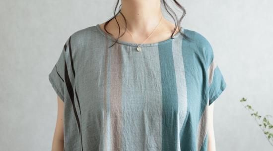 tamaki niime 玉木新雌 only one fuwa-T long V cotton 100