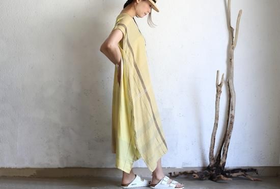 tamaki niime 玉木新雌 only one fuwa-T long V cotton 100