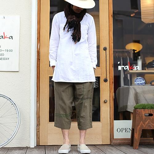 タマキニイメ　tamaki niime luzu pants tamaki niime 玉木新雌 basic wear luzu pants khaki