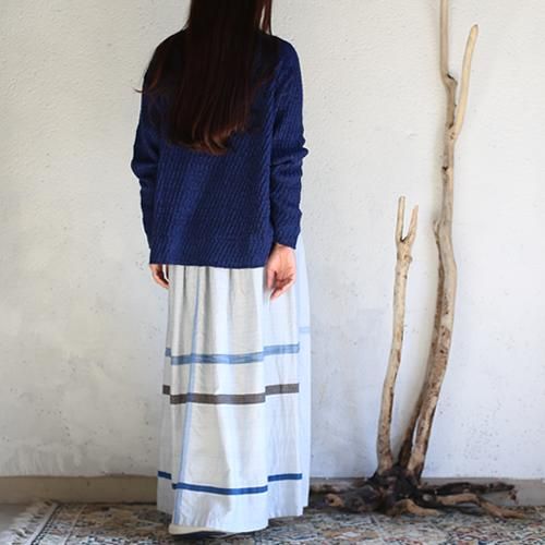 タマキニイメ　玉木新雌　コットン　オンリーワン　ポワンスカート　ロング tamaki niime 玉木新雌 only one powan skirt LONG cotton100