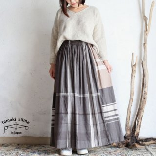 tamaki niime  ڿ only one powan skirt LONG cotton100% PSL04 / ꡼ ݥ󥹥  åȥ100% ̵