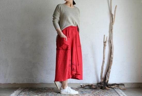 tamaki niime(タマキ ニイメ) 玉木新雌 暦シリーズ chotan skirt