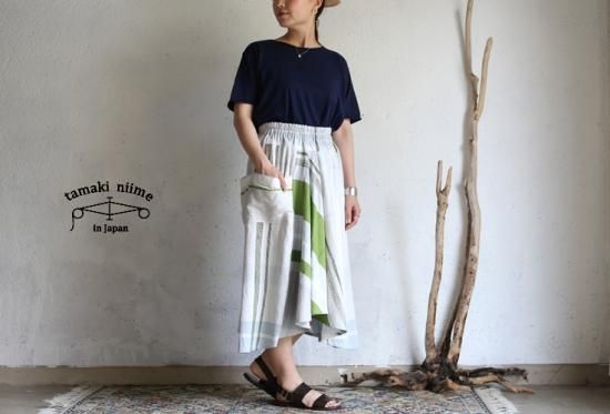 tamaki niime タマキ ニイメ 玉木 新雌 chotan skirt（チョタン