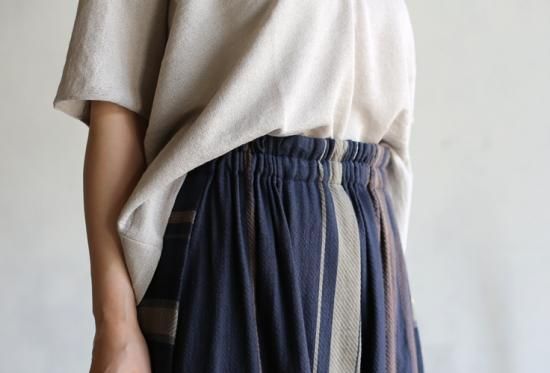 タマキニイメ　玉木新雌　コットン　オンリーワン　ポワンスカート　ロング tamaki niime 玉木新雌 only one powan skirt LONG cotton100