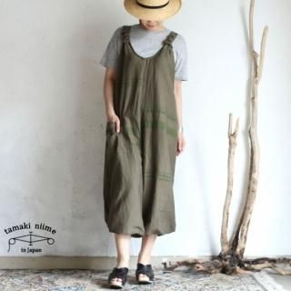 tamaki niime(ޥ ˥) ڿ basic wear oba cotton 100% khaki / ١å  åȥ100%  С̵