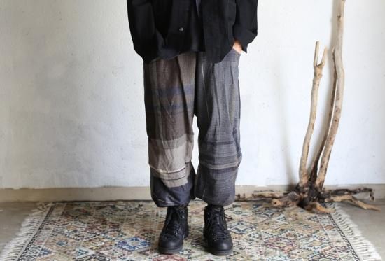 tamaki niime ニカパンツ hoso コットン tamaki niime】nica pants hoso ヲリヲリ