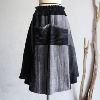 tamaki niime(タマキ ニイメ) 玉木新雌 only one chotan skirt wool CTN_W03 オンリーワン チョタンスカート ウール70% コットン30% 【送料無料】