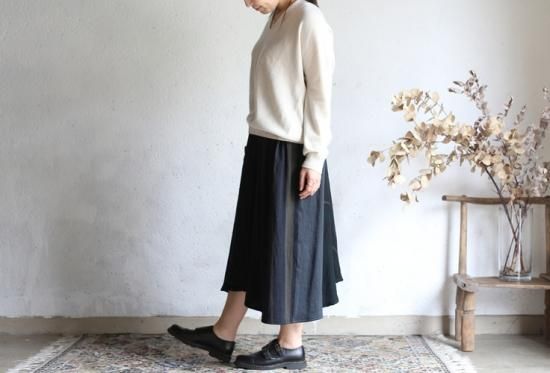 tamaki niime(タマキ ニイメ) 玉木新雌 only one chotan skirt wool