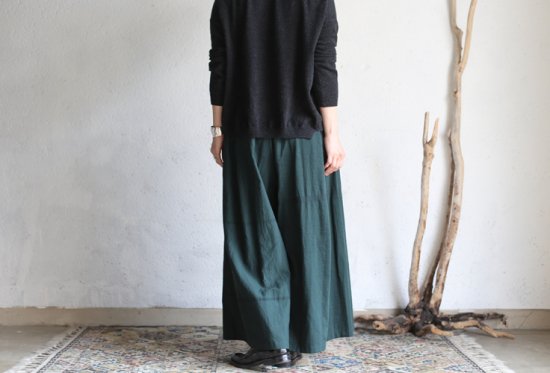 tamaki niime(タマキ ニイメ) 玉木新雌 basic wear wide pants long