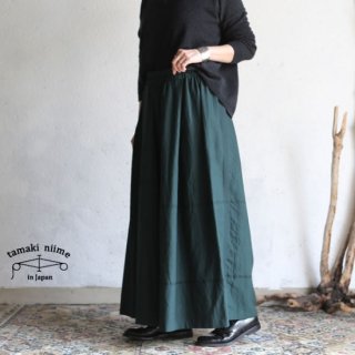 tamaki niime(ޥ ˥) ڿ basic wear wide pants long  12 cotton 100% ١å 磻ɥѥ  ꡼