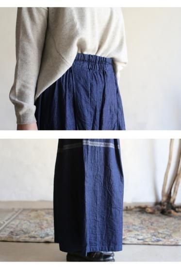 tamaki niime/タマキニイメ　コットンワイドパンツ　long サイズ2 tamaki niime (タマキ ニイメ) wide pants (ワイドパンツ