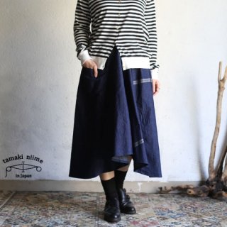 tamaki niime(ޥ ˥) ڿ ֤󥷥꡼ chotan skirt 1 cotton 100% 祿󥹥 饤ȥǥ顼 åȥ100% ̵