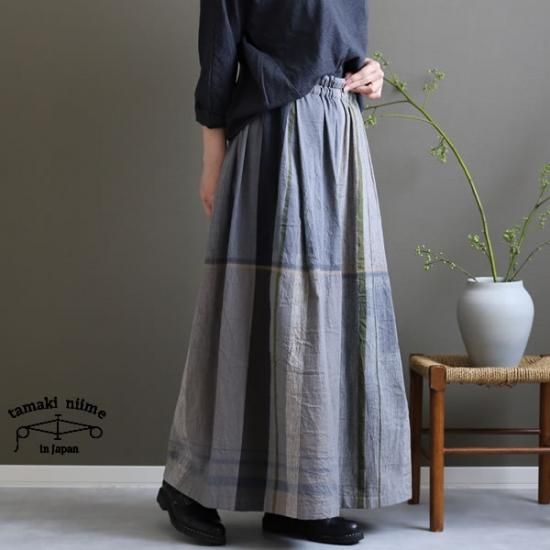 tamaki niime 玉木新雌 only one wide pants LONG cotton 100% WPL04