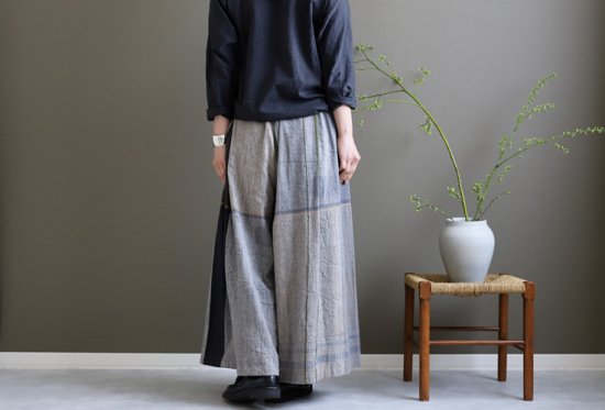 tamaki niime 玉木新雌 only one wide pants LONG cotton 100% WPL04 