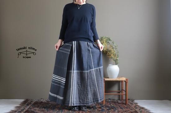 tamaki niime タマキ ニイメ 玉木 新雌 powan skirt(ポワン tamaki niime タマキ ニイメ 玉木 新雌 powan skirt(ポワン