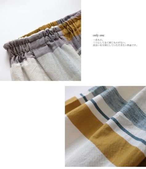 tamaki niime 玉木新雌 only one wide pants LONG cotton 100