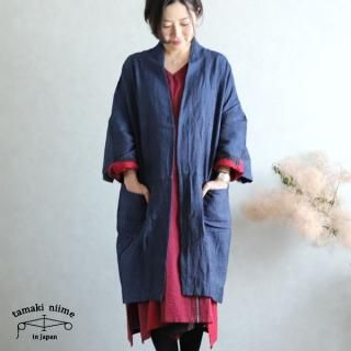 tamaki niime(ޥ ˥) ڿ  ֤󥷥꡼ denim coat long 2 ǥˡ  饤ȥǥ åȥ100%