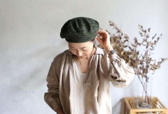tamaki niime(タマキ ニイメ) 玉木新雌 only one nibo ベレー帽 tamaki niime(タマキ ニイメ) 玉木新雌 only one nibo ベレー帽