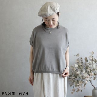 evam eva( )2019ss ɥ饤 åȥ 硼ȥ꡼ 졼 / dry cotton short sleeve E191K190