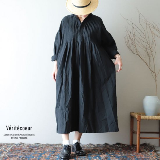 Veritecoeur(ヴェリテクール)【2019ss新作】 ピンタックワンピース