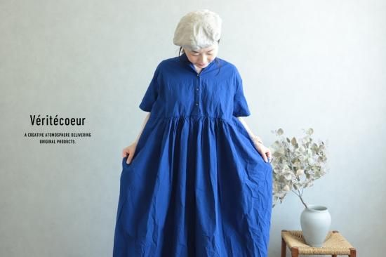 美品ヴェリテクール Veritecoeur ギャザーワンピースVC-2299 美品ヴェリテクール Veritecoeur ギャザーワンピースVC-2299