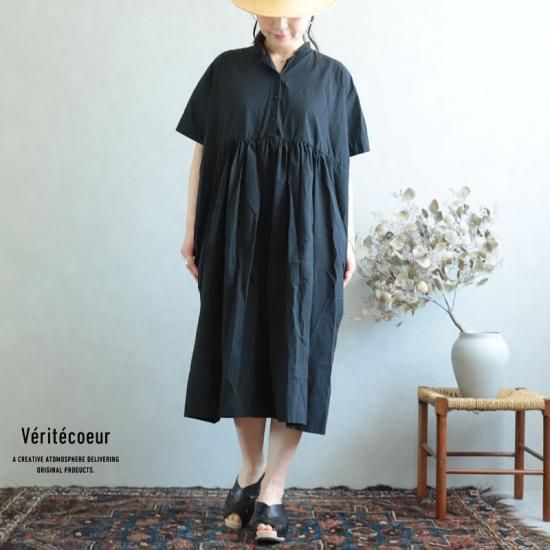 Veritecoeur 切替ギャザーワンピース Veritecoeur online 限定※<br>NT-102J<br>切替ギャザー