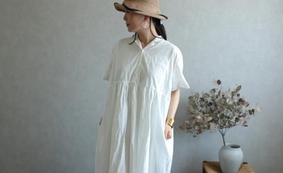 Veritecoeur(ヴェリテクール)【2019ss新作】 切替ギャザーワンピース