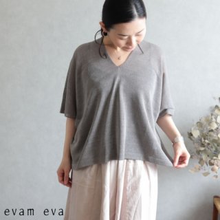evam eva( )2019ss ɥ饤 륯 ץ륪С 졼 / dry silk pullover E191K162